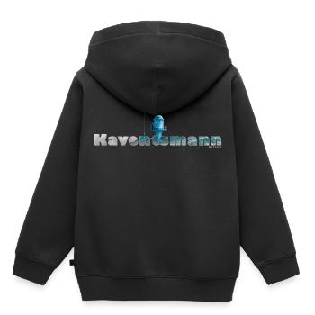 Kaventsmann - Kids Premium Organic Hoodie - black - Back - AI Model Kid Male (0cm)