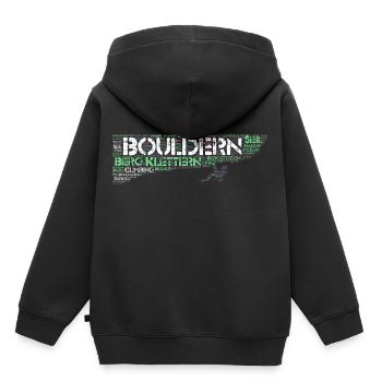 Bouldern Climbing Climbing Boulderer Idée cadeau - Sweat Premium à capuche enfant bio - noir - Dos - AI Model Kid Male (0cm)