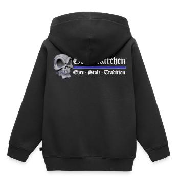 Gelsenkirchen - Ehre Stolz Tradition - Kinder Premium Organic Hoodie - Schwarz - Hinten - AI Model Kid Male (0cm)