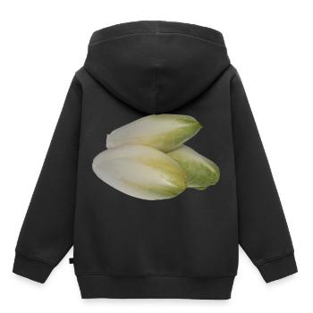 salat salad lettuce halloween gemuese vegetables12 - Kinder Premium Organic Hoodie - Schwarz - Hinten - AI Model Kid Male (0cm)