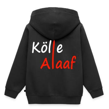 Kölle Alaaf - Karneval Fasching - Kinder Premium Organic Hoodie - Schwarz - Hinten - AI Model Kid Male (0cm)