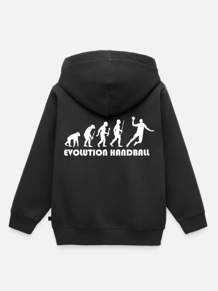 Evolution Handball - Kinder Premium Organic Hoodie - Schwarz