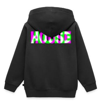 maison acide - Sweat Premium à capuche enfant bio - noir - Dos - AI Model Kid Male (0cm)