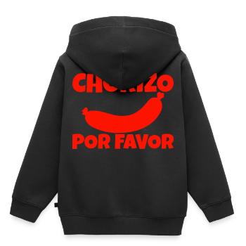 Chorizo Por Favor - Kids Premium Organic Hoodie - black - Back - AI Model Kid Male (0cm)