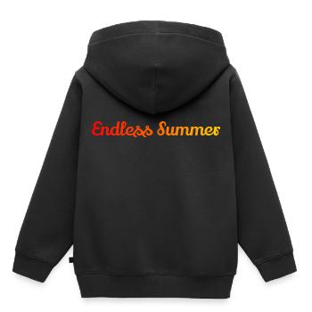 Endless Summer - Kids Premium Organic Hoodie - black - Back - AI Model Kid Male (0cm)