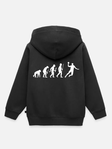 Evolution Handball - Kinder Premium Organic Hoodie - Schwarz