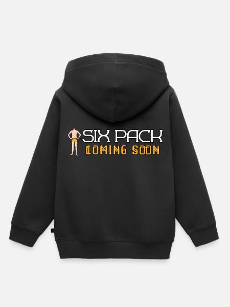 Six Pack Coming Soon 19 - Kinder Premium Organic Hoodie - Schwarz