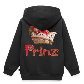 Carnival Prince Prince - Kids Premium Organic Hoodie - black - Back - AI Model Kid Male (0cm)