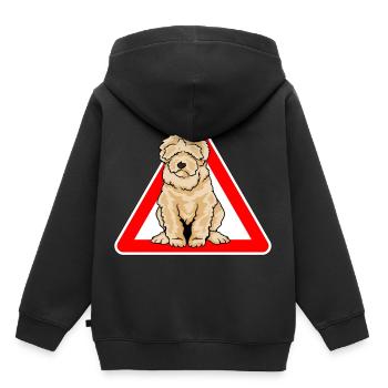 Labradoodle Goldendoodle Doodle Dog - Kids Premium Organic Hoodie - black - Back - AI Model Kid Male (0cm)