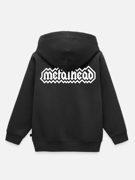 metalhead - Kinder Premium Organic Hoodie - Schwarz