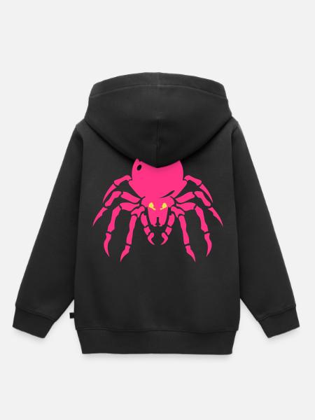 Bowling Spider Ballon - Kinder Premium Organic Hoodie - Schwarz
