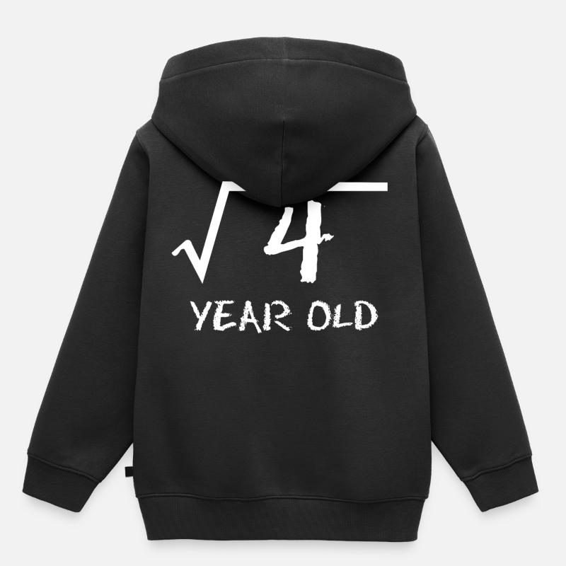 2 Deuxième anniversaire - Sweat Premium à capuche enfant bio - noir