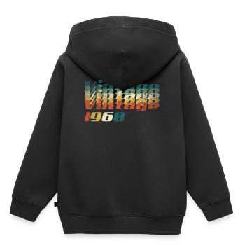 50e anniversaire t-shirt Année 1968 Cadeau - Sweat Premium à capuche enfant bio - noir - Dos - AI Model Kid Male (0cm)
