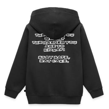 funny saying sayings funny funny funny humor - Kids Premium Organic Hoodie - black - Back - AI Model Kid Male (0cm)