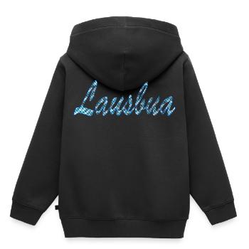 Bayrisch T-Shirt - Kinder Premium Organic Hoodie - Schwarz - Hinten - AI Model Kid Male (0cm)