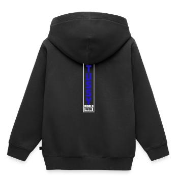 Stussy T-Shirt - Kids Premium Organic Hoodie - black - Back - AI Model Kid Male (0cm)