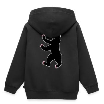 Berlin cadeau capitale Allemagne cadeau - Sweat Premium à capuche enfant bio - noir - Dos - AI Model Kid Male (0cm)