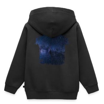 stars sky night watching dark gift - Kids Premium Organic Hoodie - black - Back - AI Model Kid Male (0cm)