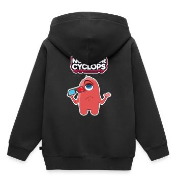 Comic 3D Brille Zyklop Kino Film Comic Geschenk - Kinder Premium Organic Hoodie - Schwarz - Hinten - AI Model Kid Male (0cm)