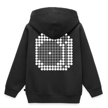 MIXER DJ DOTÉ (w) - Sweat Premium à capuche enfant bio - noir - Dos - AI Model Kid Male (0cm)