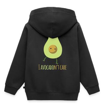 fruit - Sweat Premium à capuche enfant bio - noir - Dos - AI Model Kid Male (0cm)