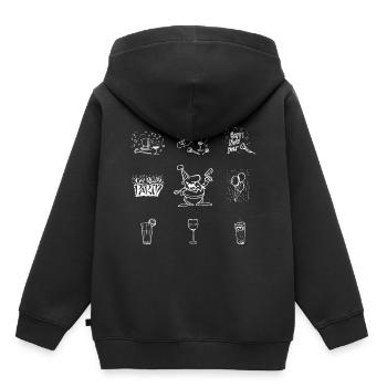 Silvester Smileys - Kinder Premium Organic Hoodie - Schwarz - Hinten - AI Model Kid Male (0cm)