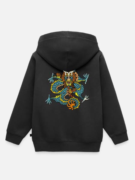 Asien - Kinder Premium Organic Hoodie - Schwarz