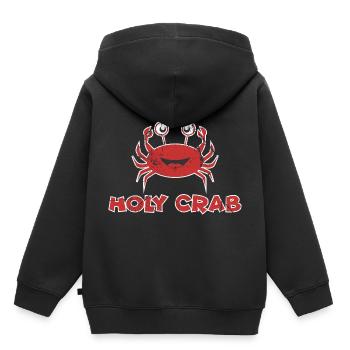 enfants - Sweat Premium à capuche enfant bio - noir - Dos - AI Model Kid Male (0cm)