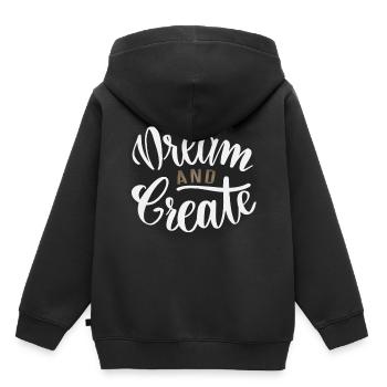 Statement cooler Spruch coole Sprüche Träume Traum - Kinder Premium Organic Hoodie - Schwarz - Hinten - AI Model Kid Male (0cm)
