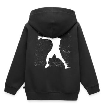 Boxen Boxer Schlag Boxkampf Boxhandschuhe Hobby - Kinder Premium Organic Hoodie - Schwarz - Hinten - AI Model Kid Male (0cm)