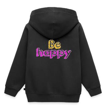 saying - Kids Premium Organic Hoodie - black - Back - AI Model Kid Male (0cm)