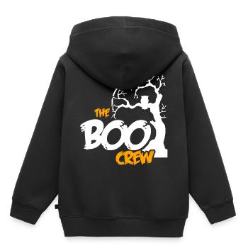 Die Buh Crew Halloween Freunde Süßigkeiten sammeln - Kinder Premium Organic Hoodie - Schwarz - Hinten - AI Model Kid Male (0cm)
