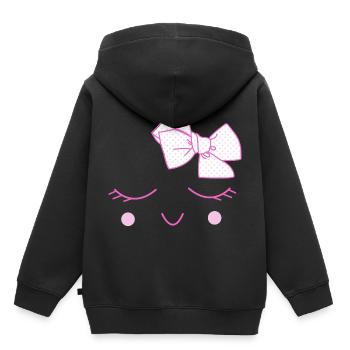 enfants - Sweat Premium à capuche enfant bio - noir - Dos - AI Model Kid Male (0cm)