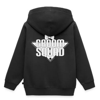 célibataire - Sweat Premium à capuche enfant bio - noir - Dos - AI Model Kid Male (0cm)