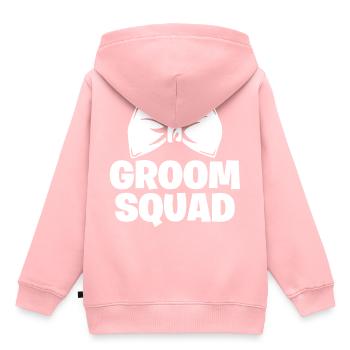 heiraten Ehe - Kinder Premium Organic Hoodie - Rosa - Hinten - AI Model Kid Female (0cm)