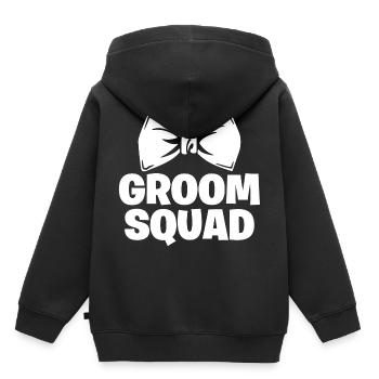 marry marriage - Kids Premium Organic Hoodie - black - Back - AI Model Kid Male (0cm)