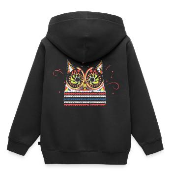 Tiere - Kinder Premium Organic Hoodie - Schwarz - Hinten - AI Model Kid Male (0cm)
