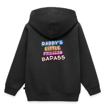 Kinder Kindergeschenk Geburtstag Baby Child Babys - Kinder Premium Organic Hoodie - Schwarz - Hinten - AI Model Kid Male (0cm)