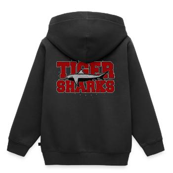 Créature marine requin requin requin créature marine - Sweat Premium à capuche enfant bio - noir - Dos - AI Model Kid Male (0cm)