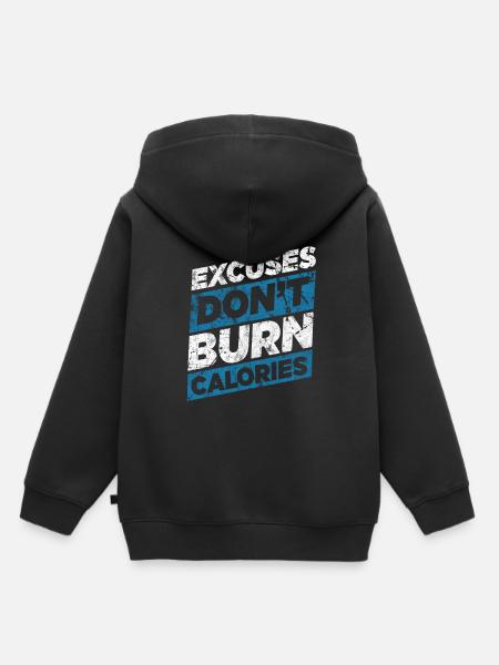 Fitness - Kinder Premium Organic Hoodie - Schwarz