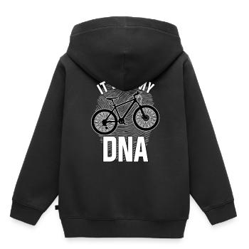 bicycle - Kids Premium Organic Hoodie - black - Back - AI Model Kid Male (0cm)