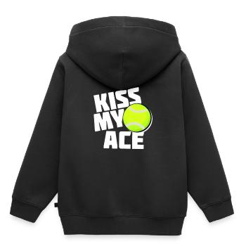 sportif - Sweat Premium à capuche enfant bio - noir - Dos - AI Model Kid Male (0cm)