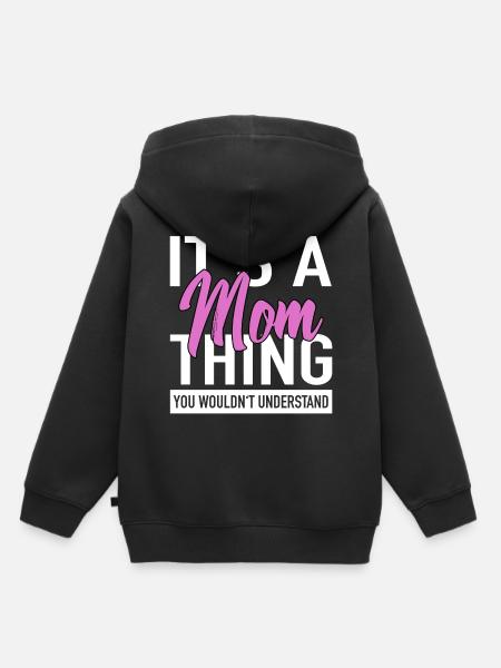 Beste Mutter Mama - Kinder Premium Organic Hoodie - Schwarz