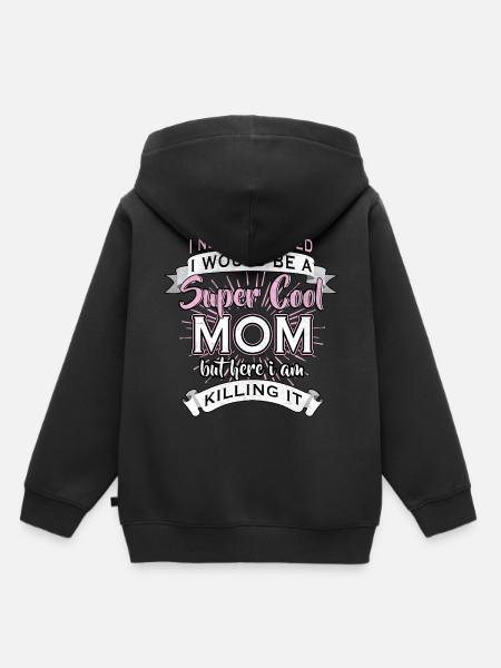 Beste Mutter Mama - Kinder Premium Organic Hoodie - Schwarz