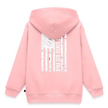 beau-père - Sweat Premium à capuche enfant bio - rose - Dos - AI Model Kid Female (0cm)