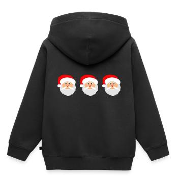 Santa Claus Santa Claus - Kids Premium Organic Hoodie - black - Back - AI Model Kid Male (0cm)