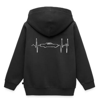 automobile - Kids Premium Organic Hoodie - black - Back - AI Model Kid Male (0cm)