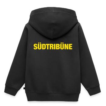 South Stand - Kids Premium Organic Hoodie - black - Back - AI Model Kid Male (0cm)