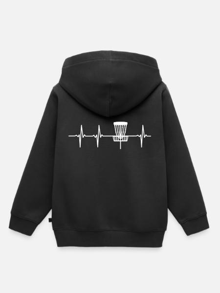 discgolf - Kinder Premium Organic Hoodie - Schwarz