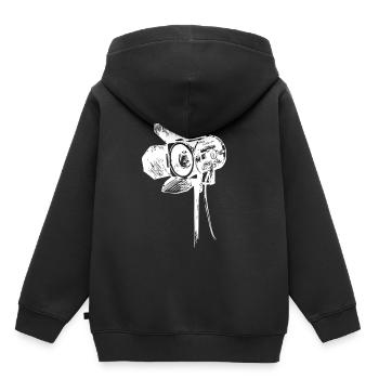 licht techniker. Lichttechniker - Kinder Premium Organic Hoodie - Schwarz - Hinten - AI Model Kid Male (0cm)